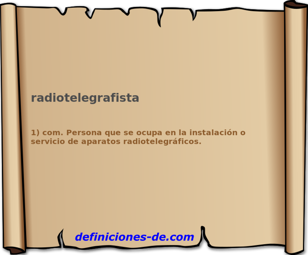 radiotelegrafista 