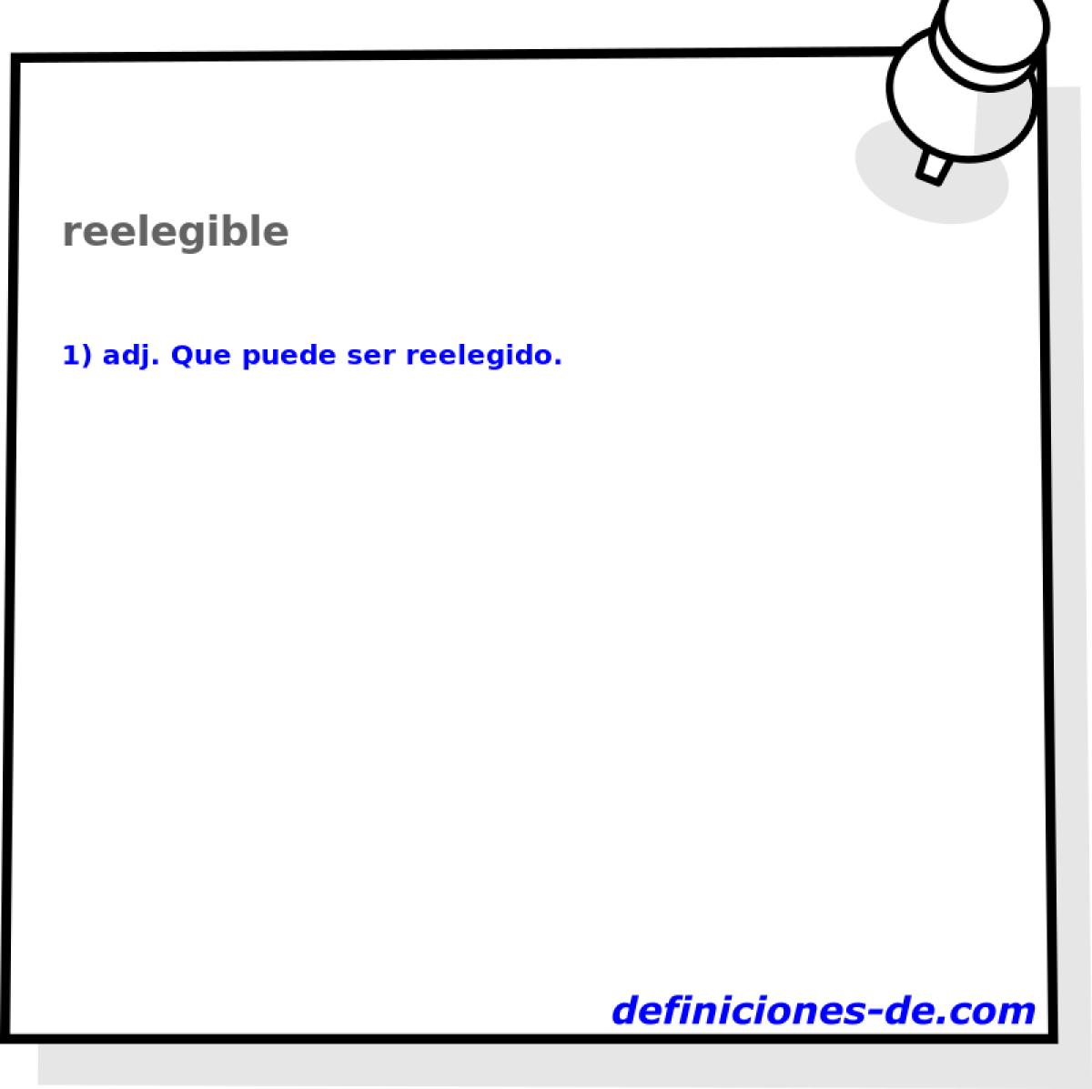 reelegible 