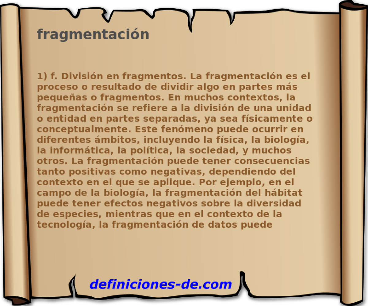 fragmentacin 