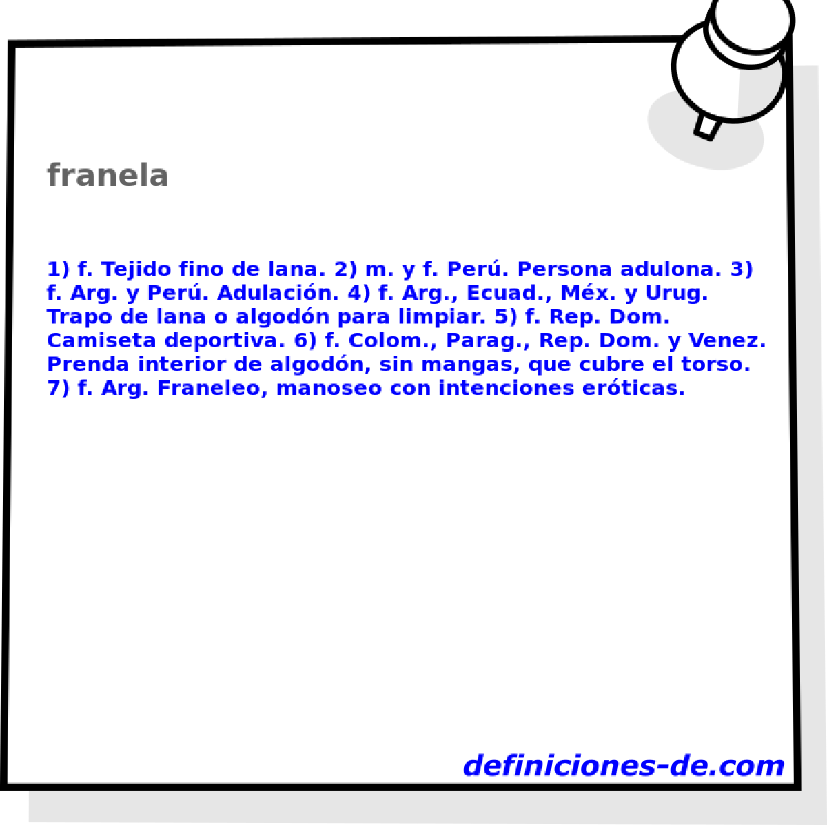 franela 