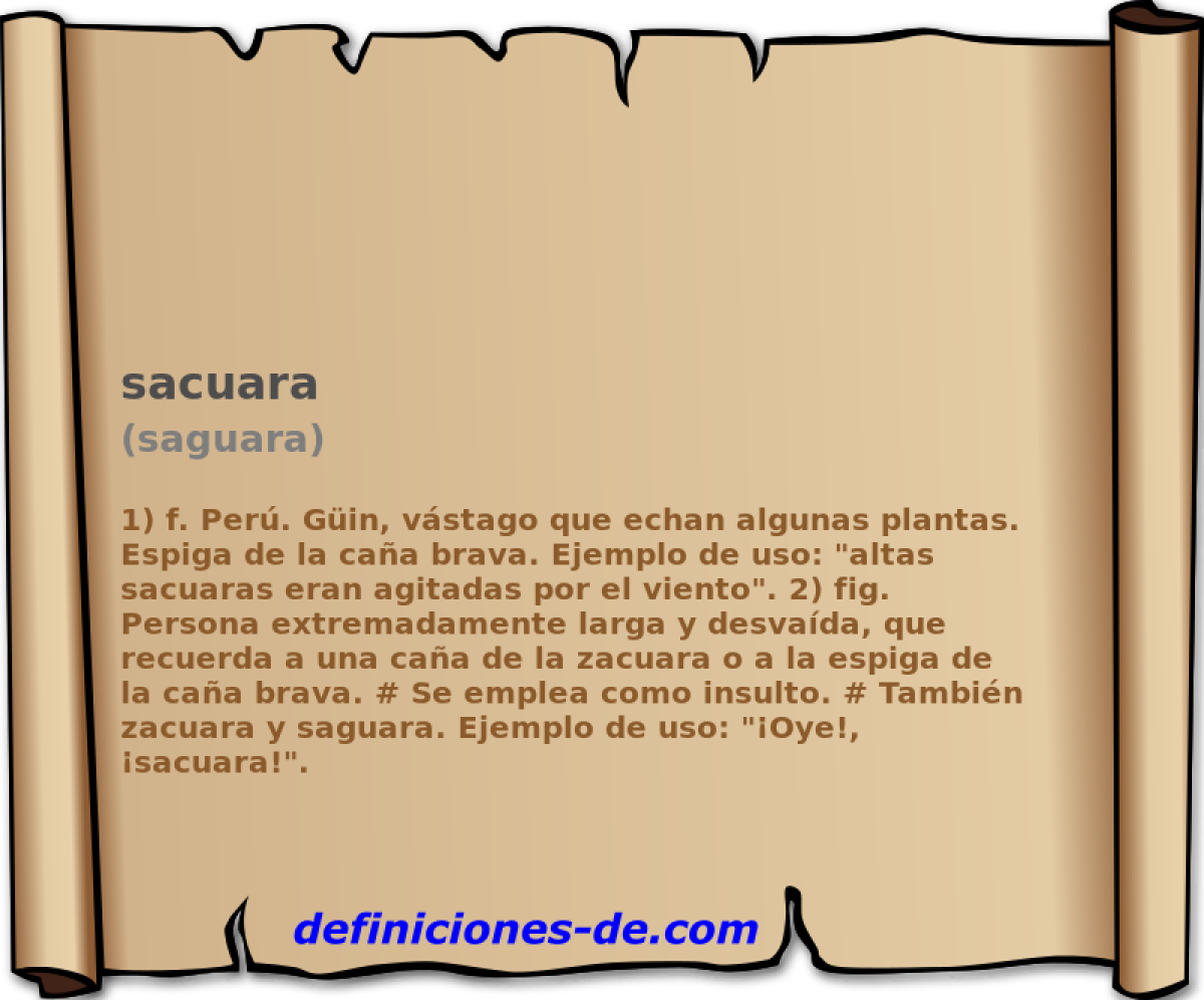 sacuara (saguara)
