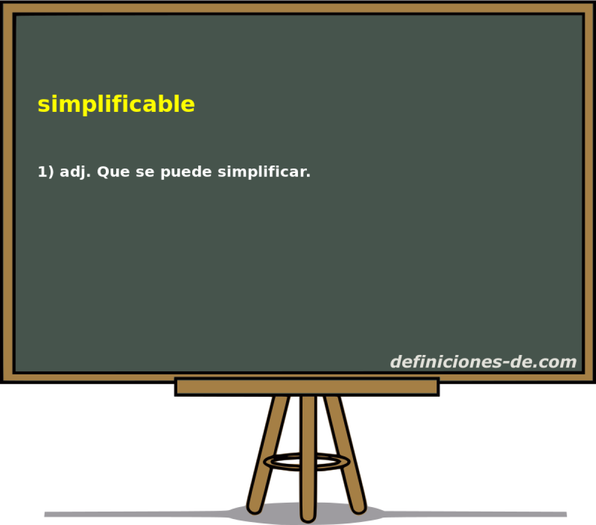 simplificable 