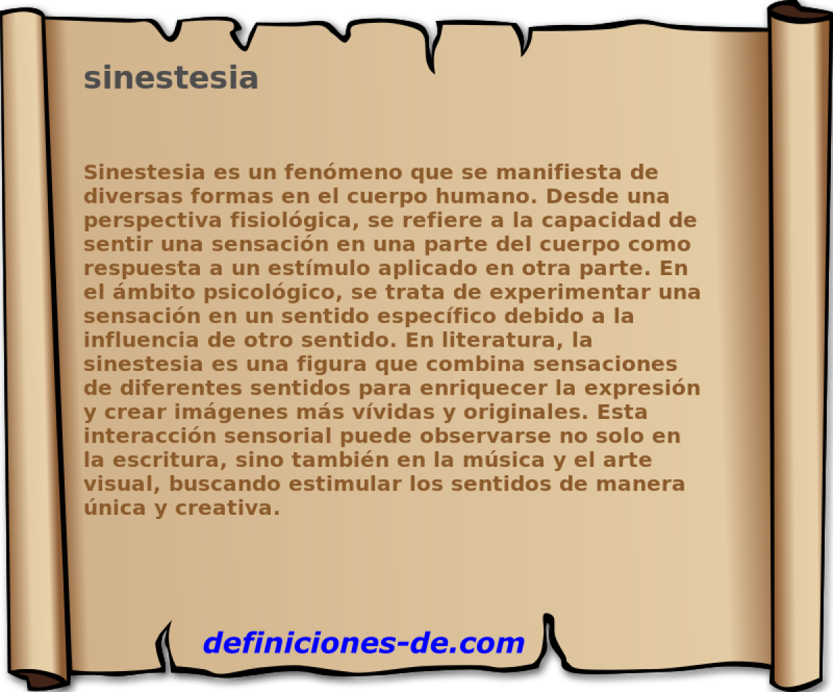 sinestesia 