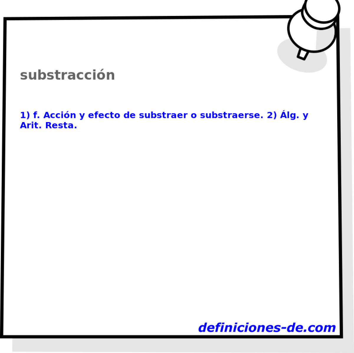 substraccin 