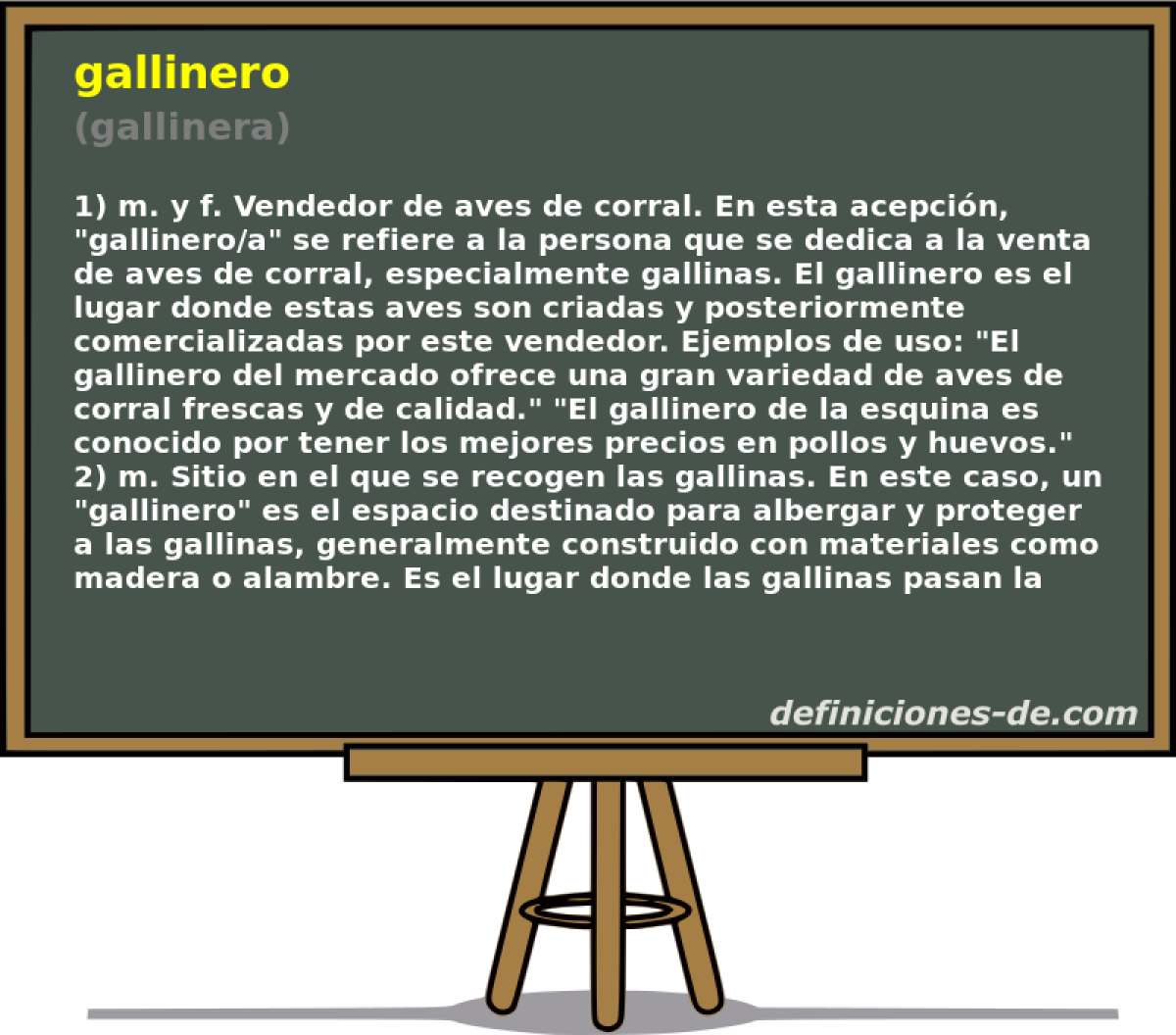 gallinero (gallinera)