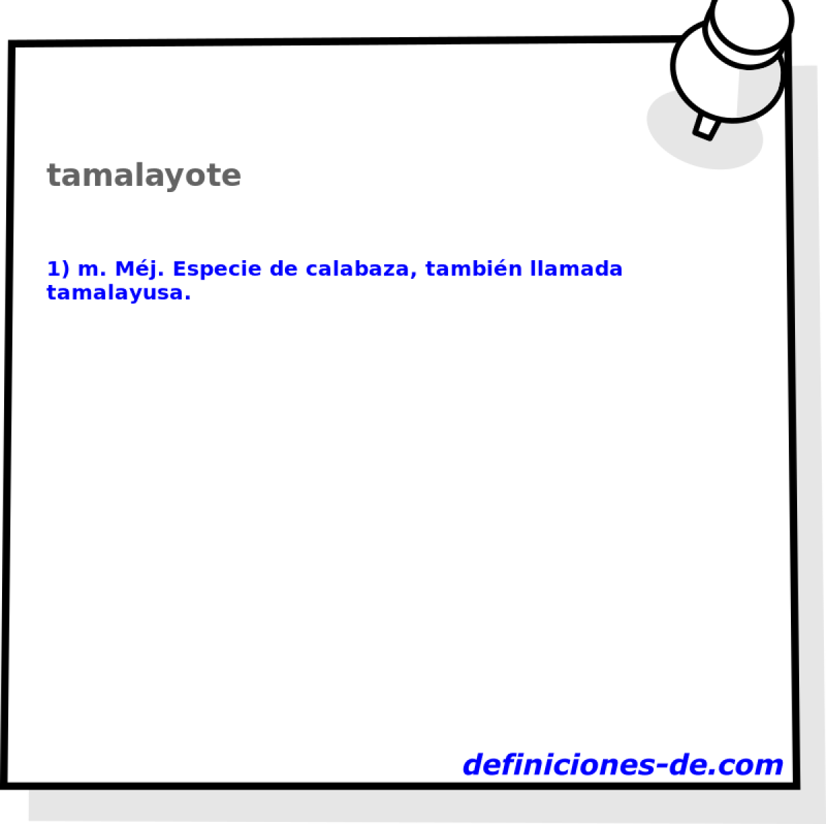 tamalayote 