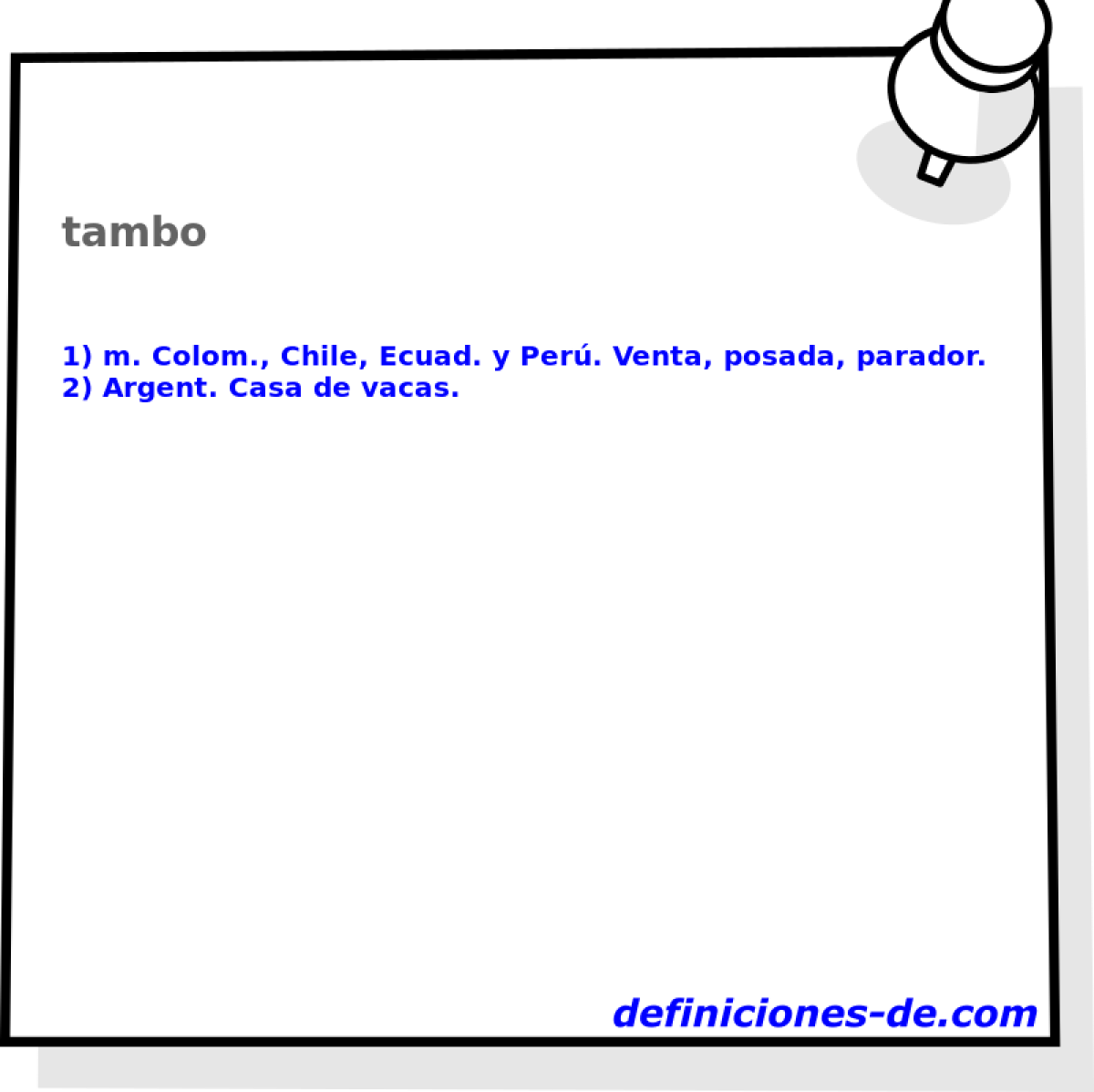 tambo 