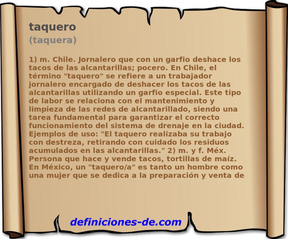 taquero (taquera)
