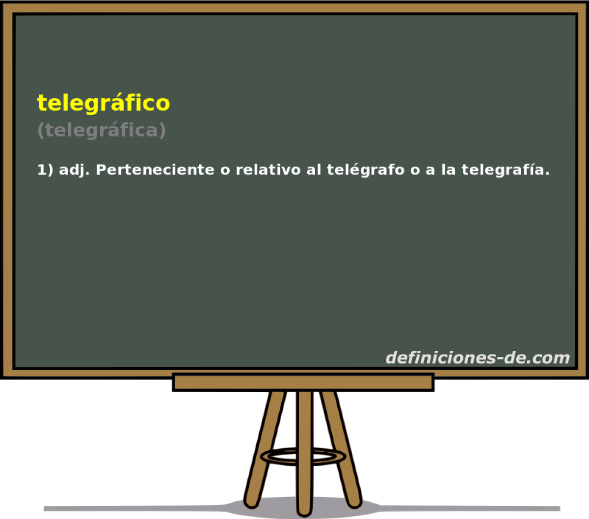telegrfico (telegrfica)