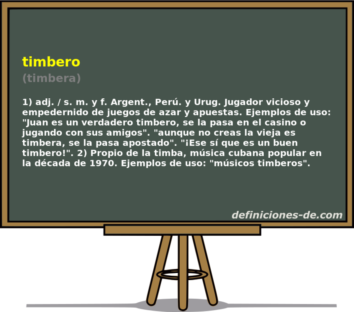 timbero (timbera)