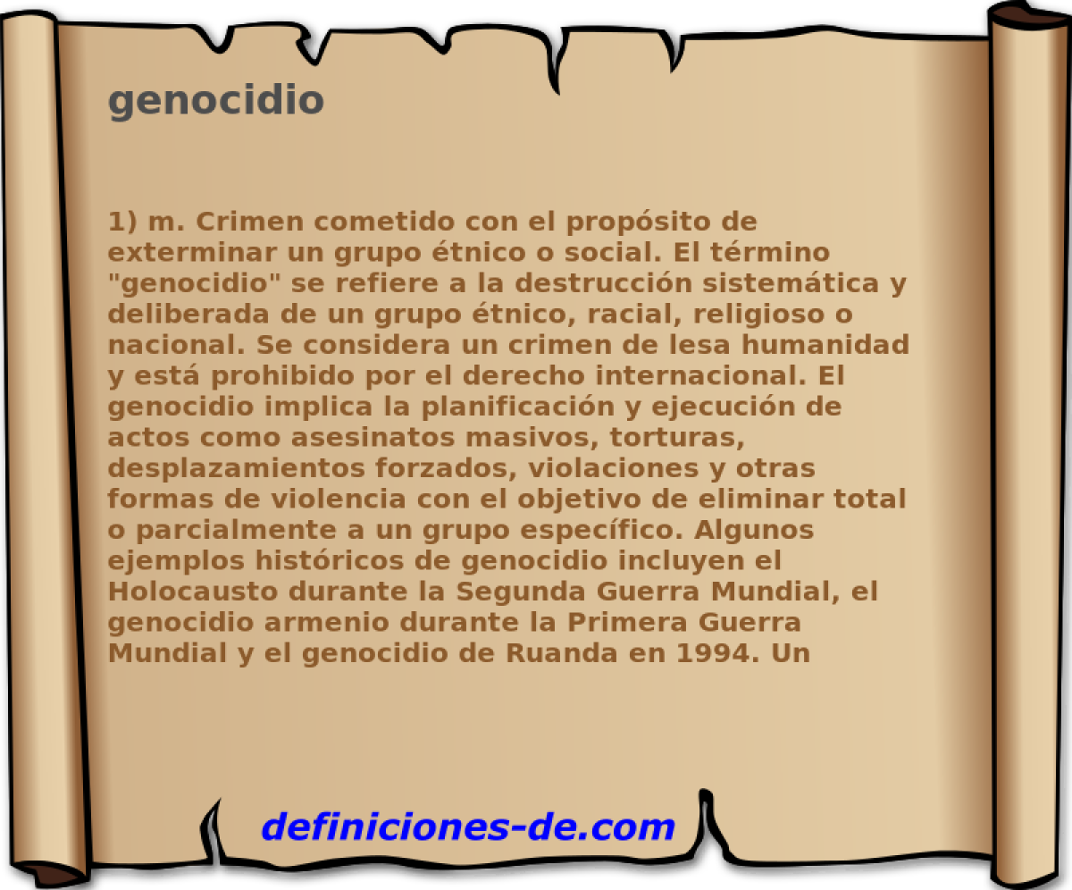 genocidio 
