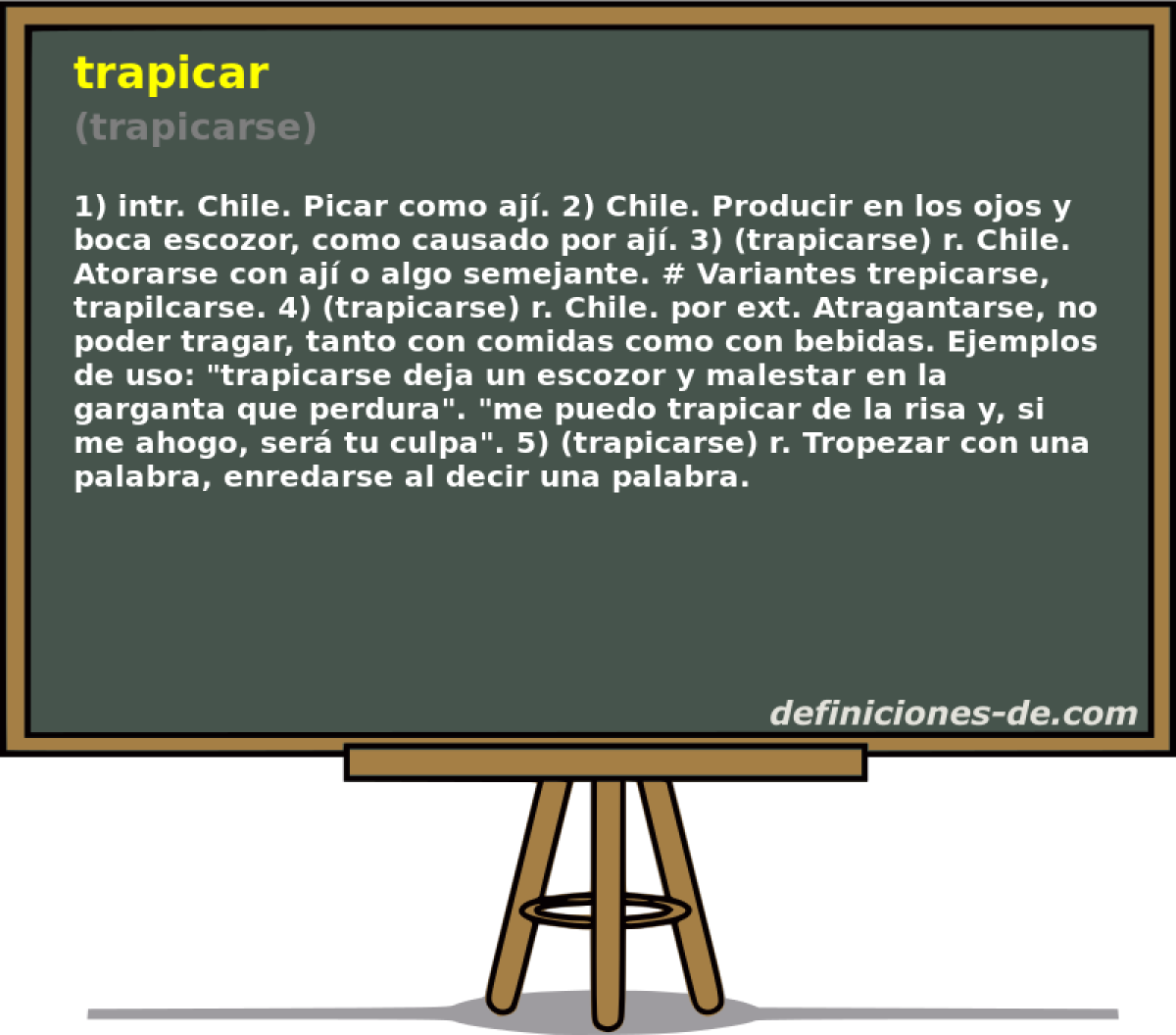 trapicar (trapicarse)