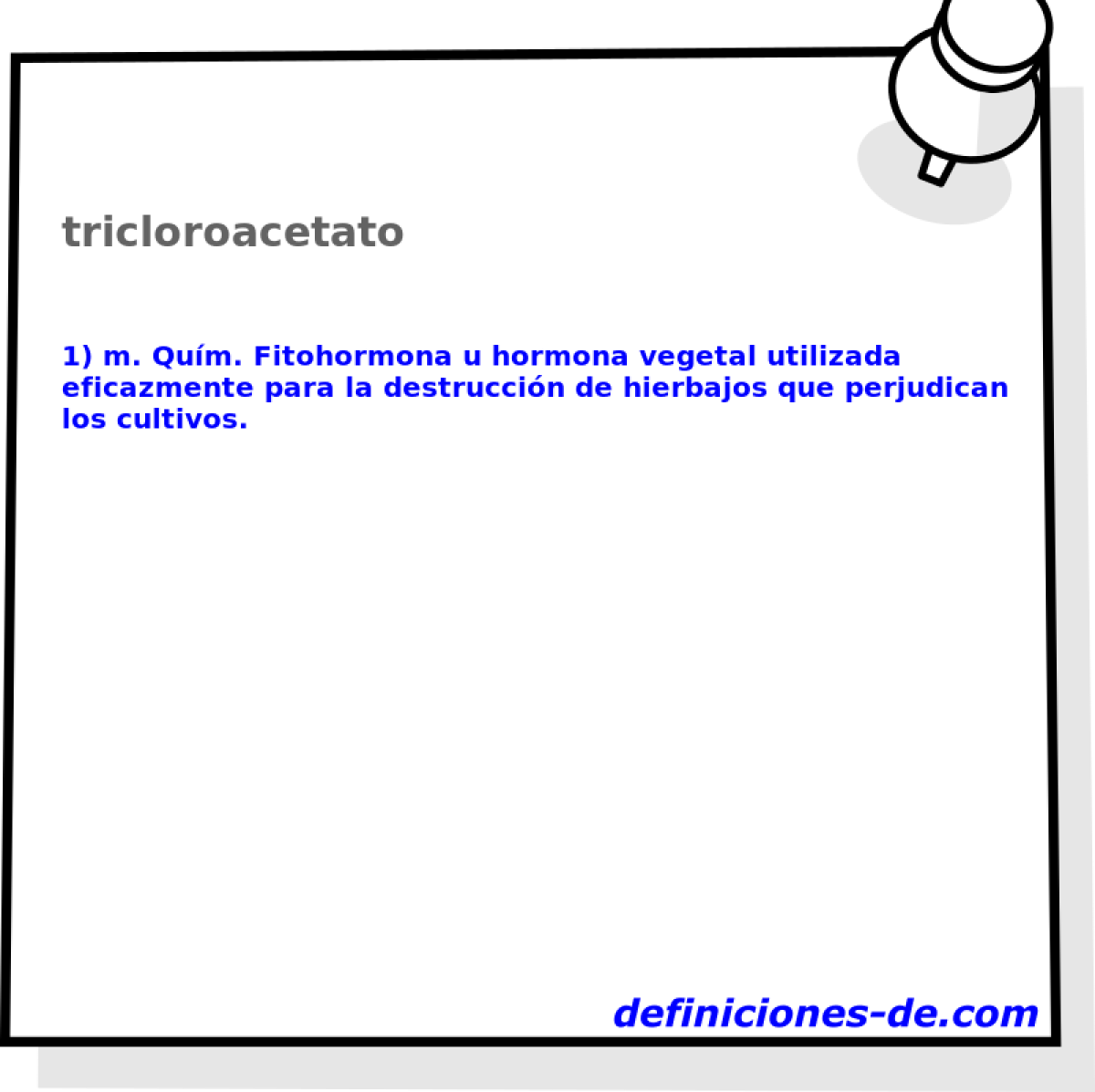 tricloroacetato 