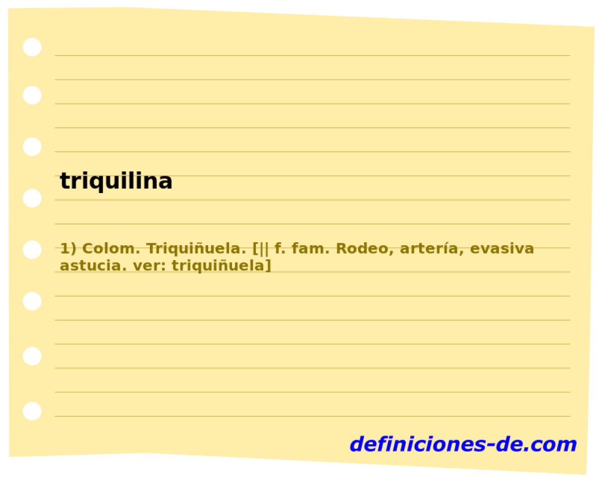 triquilina 