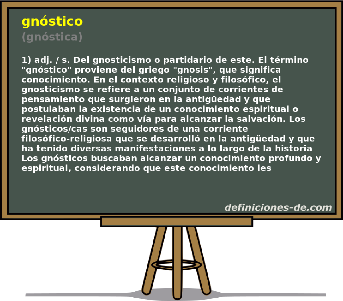 gnstico (gnstica)