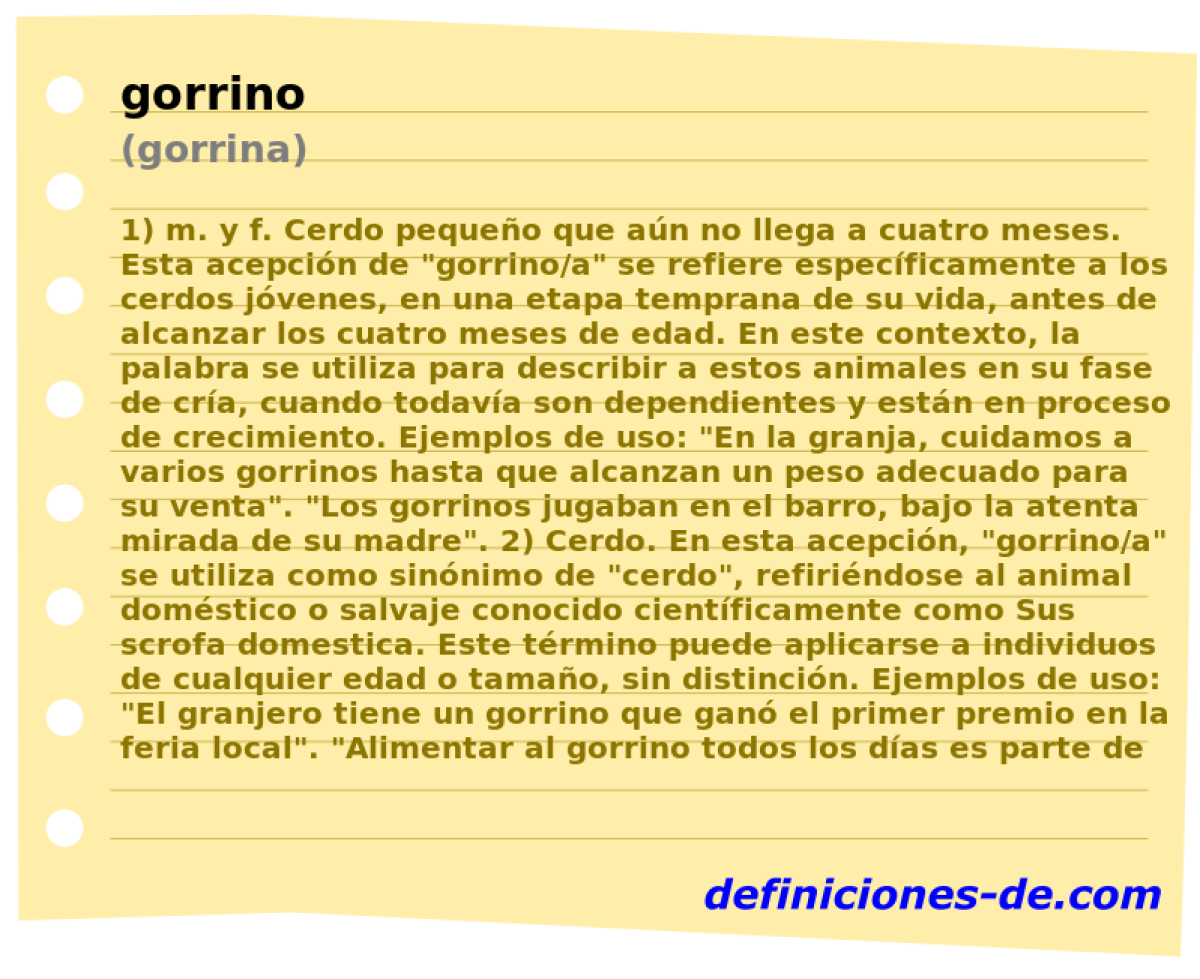 gorrino (gorrina)