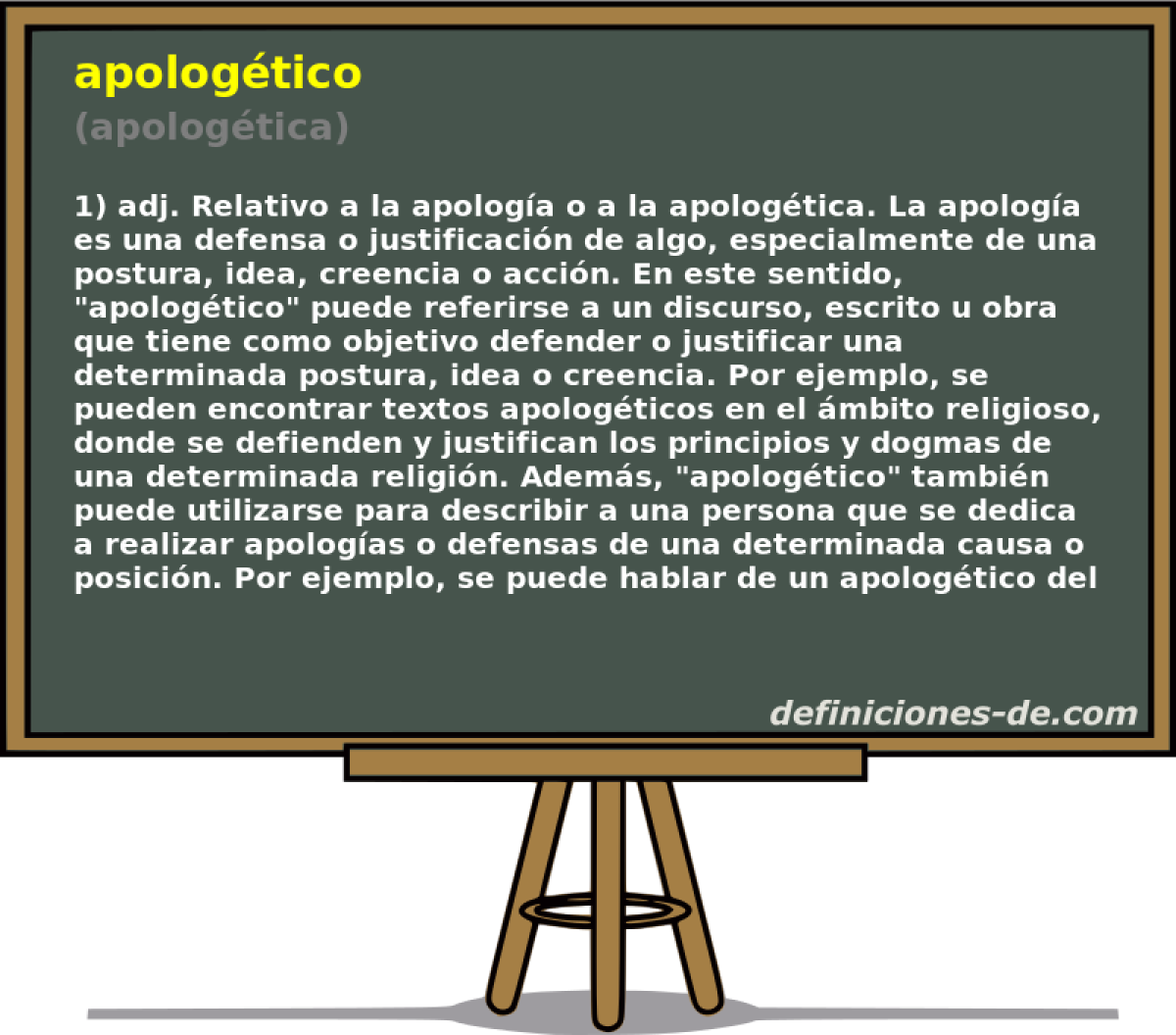 apologtico (apologtica)