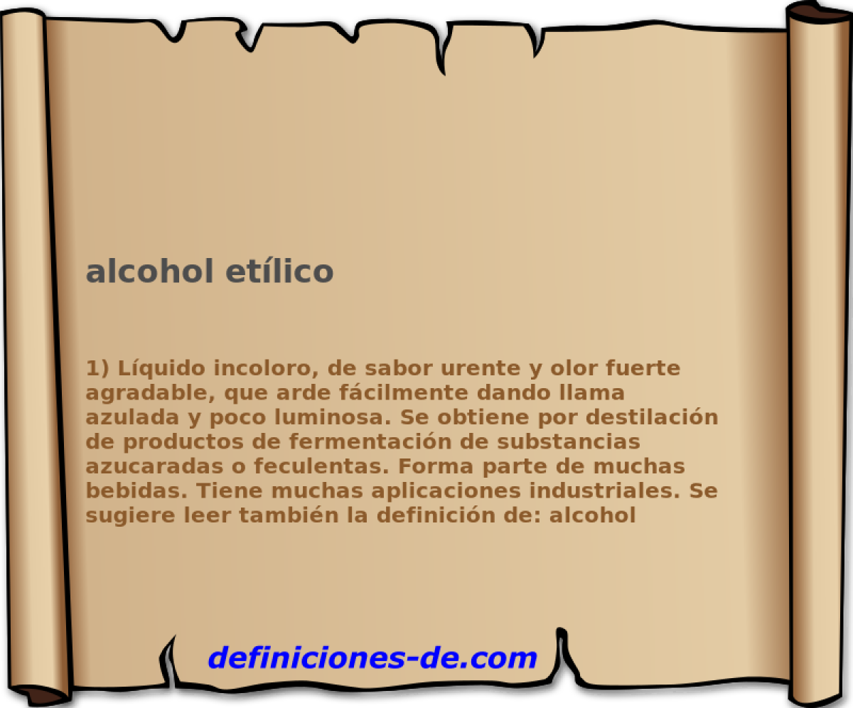alcohol etlico 