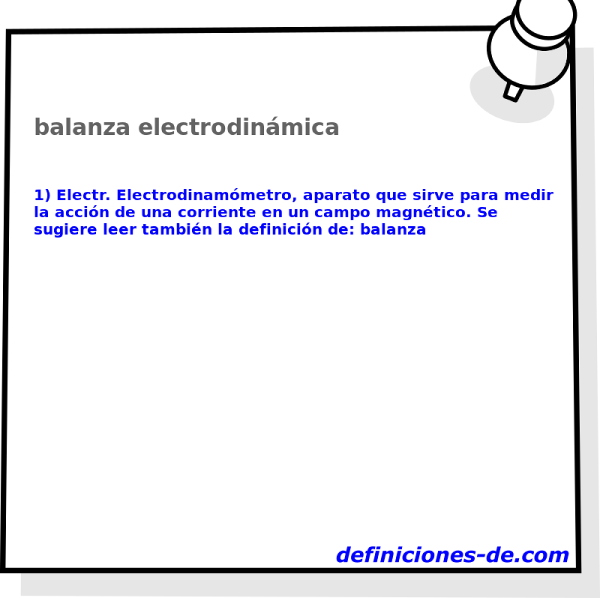 balanza electrodinmica 
