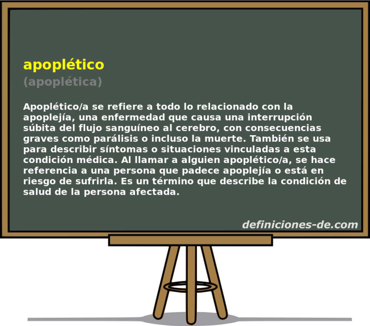 apopltico (apopltica)