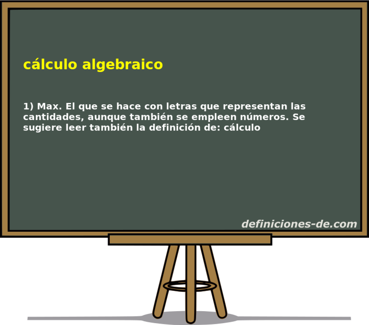 clculo algebraico 