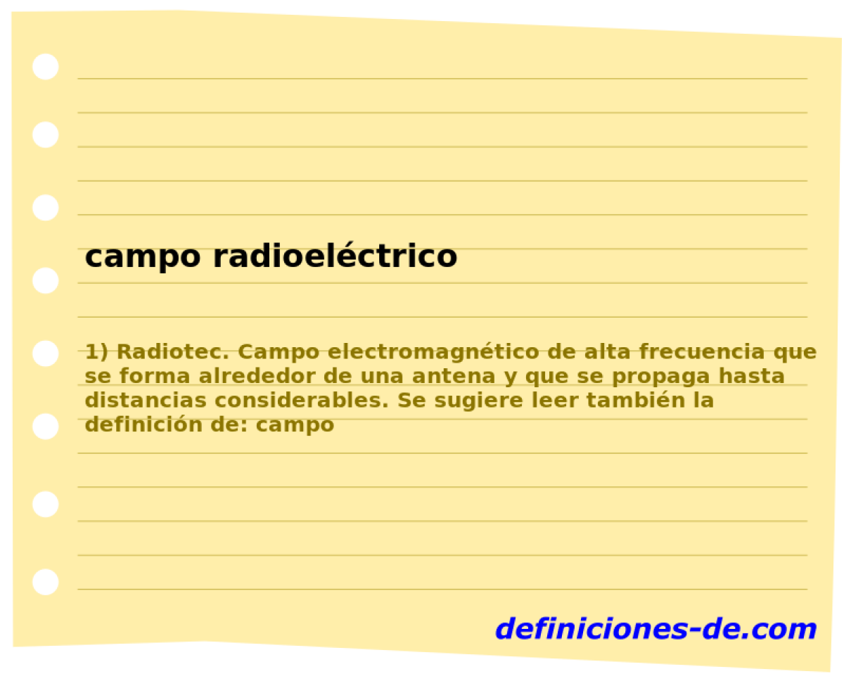 campo radioelctrico 
