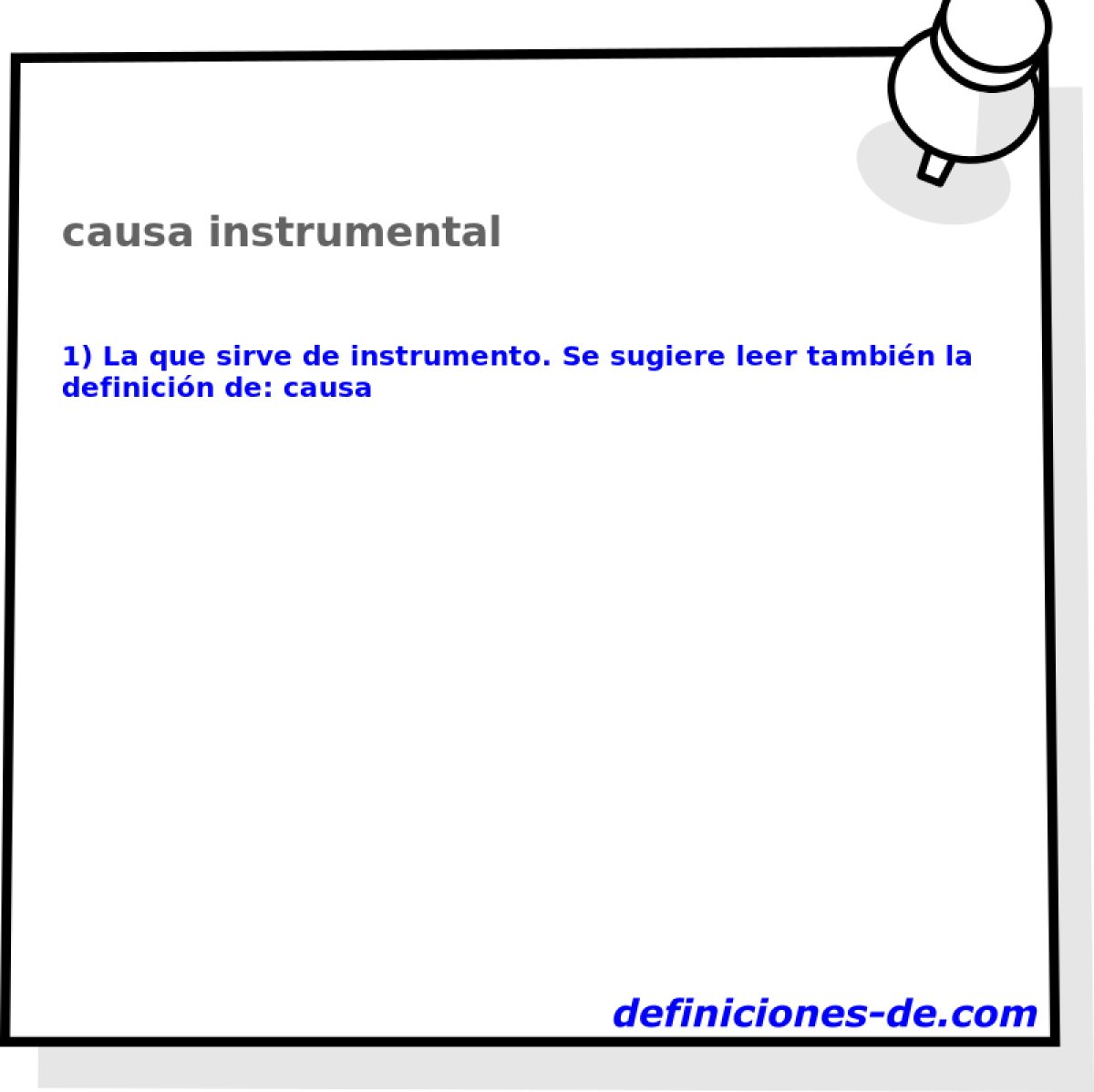 causa instrumental 