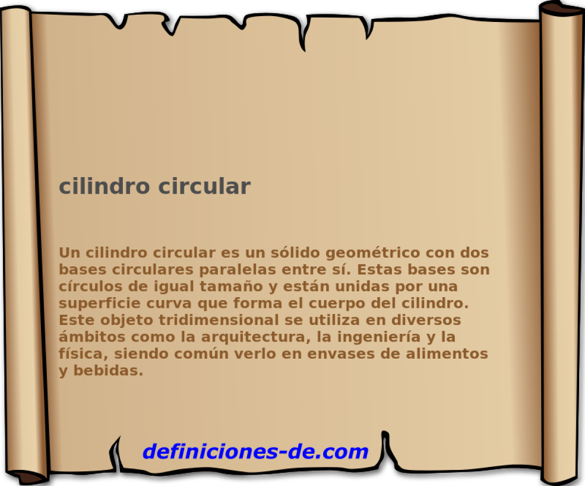 cilindro circular 