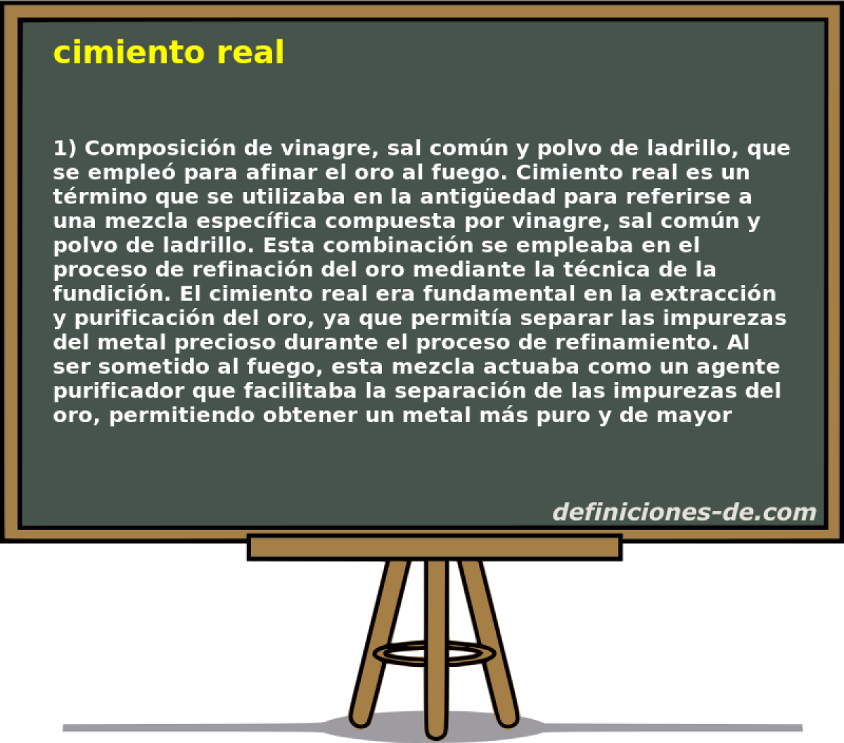 cimiento real 