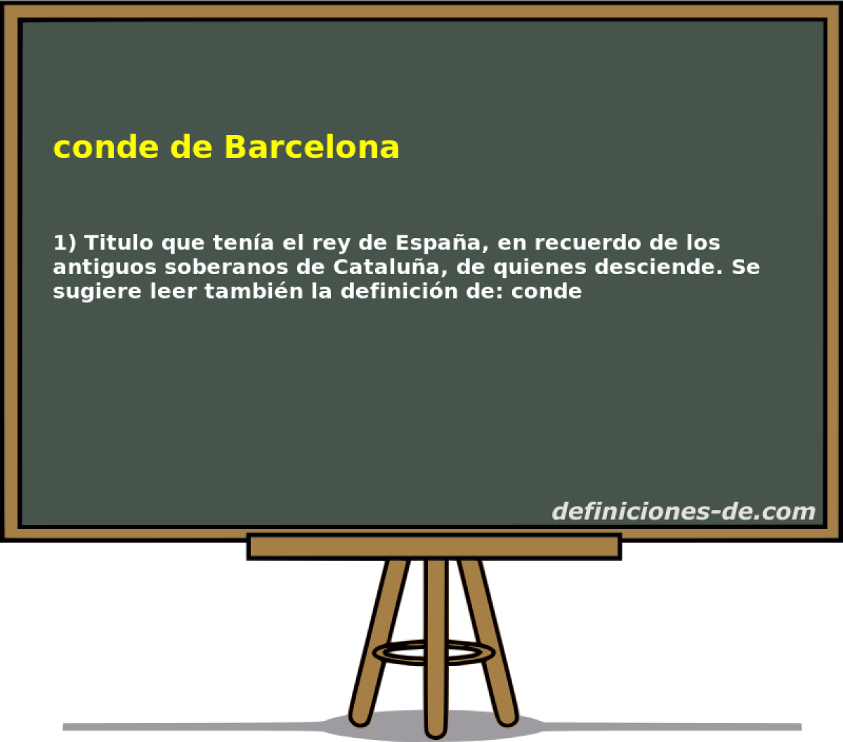 conde de Barcelona 