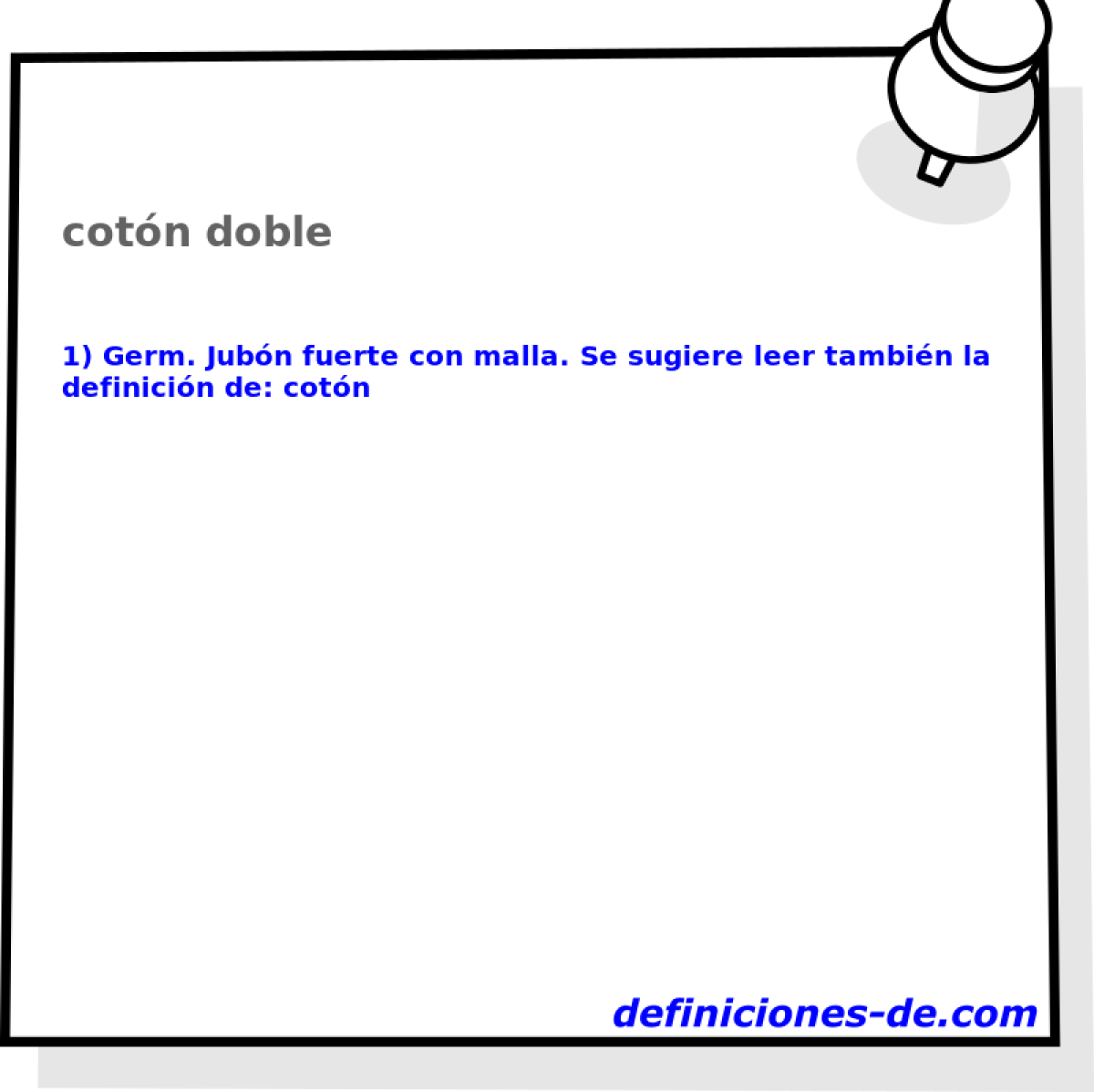 cotn doble 