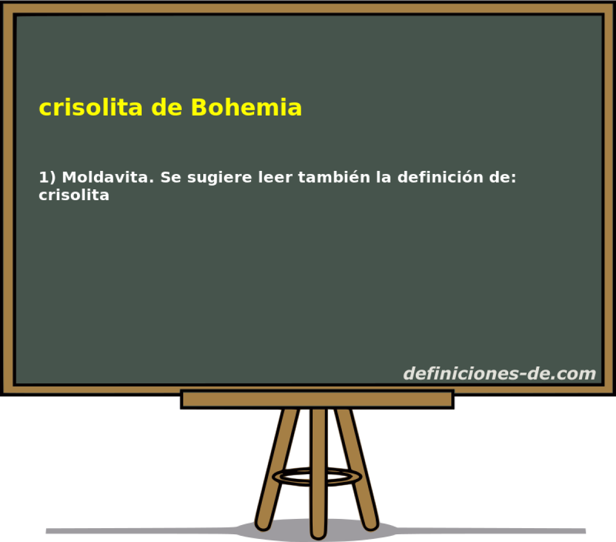 crisolita de Bohemia 