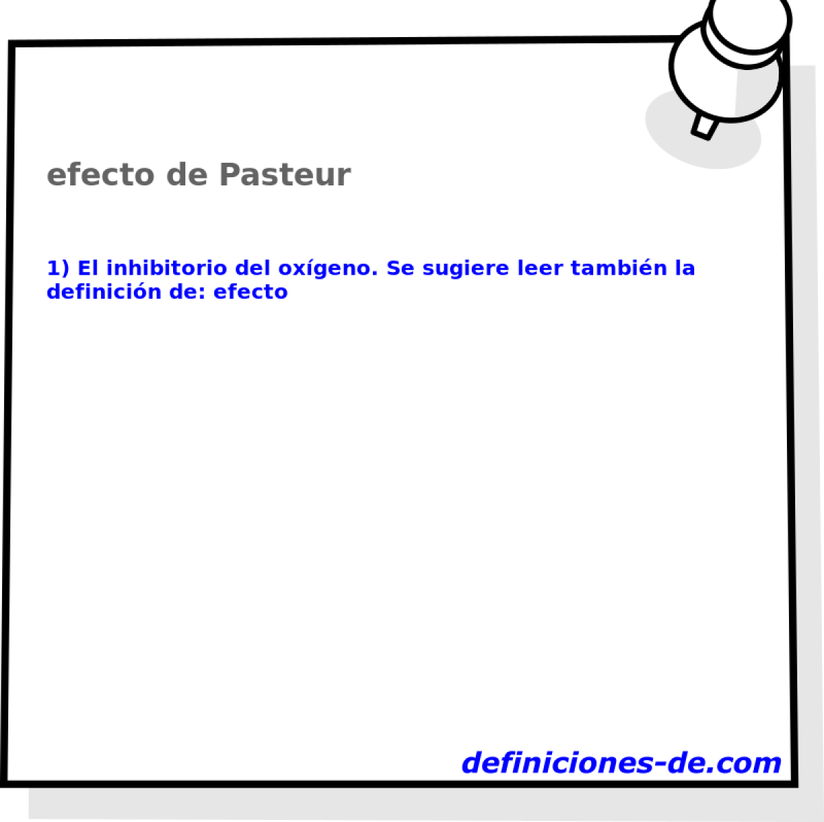 efecto de Pasteur 