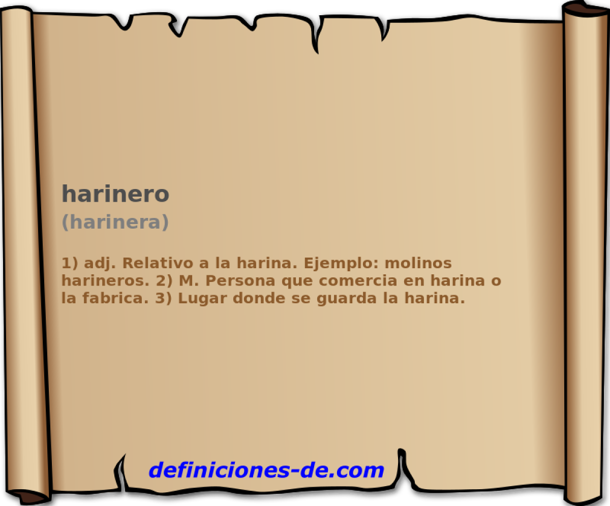 harinero (harinera)