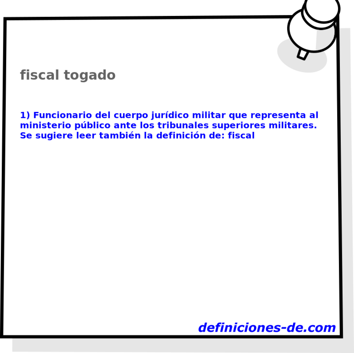 fiscal togado 