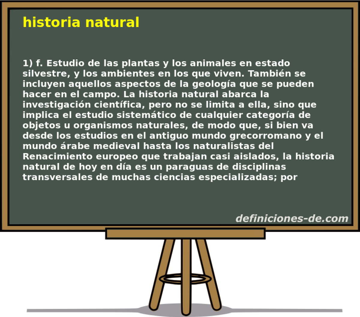 historia natural 