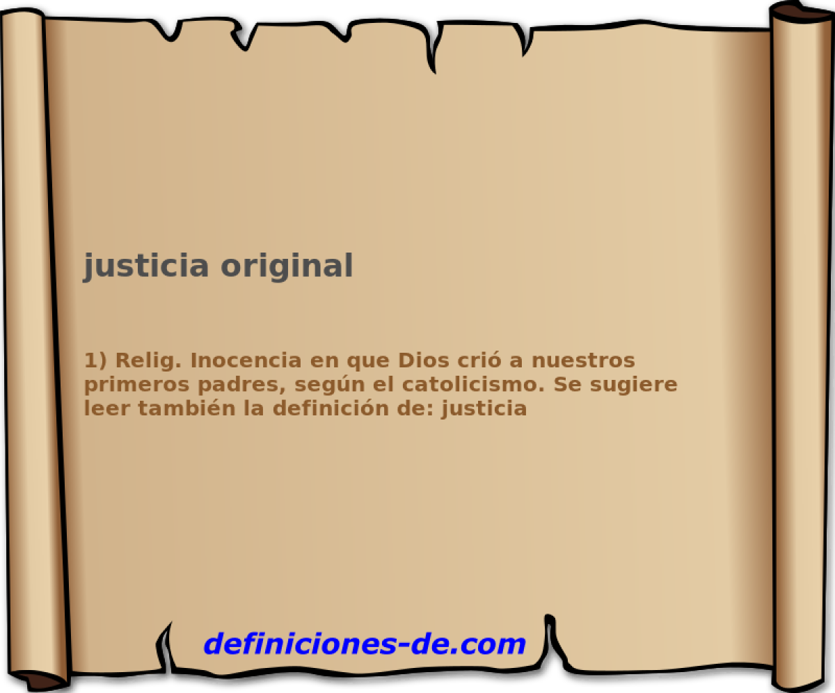 justicia original 
