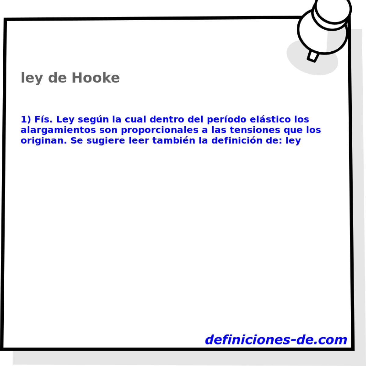 ley de Hooke 