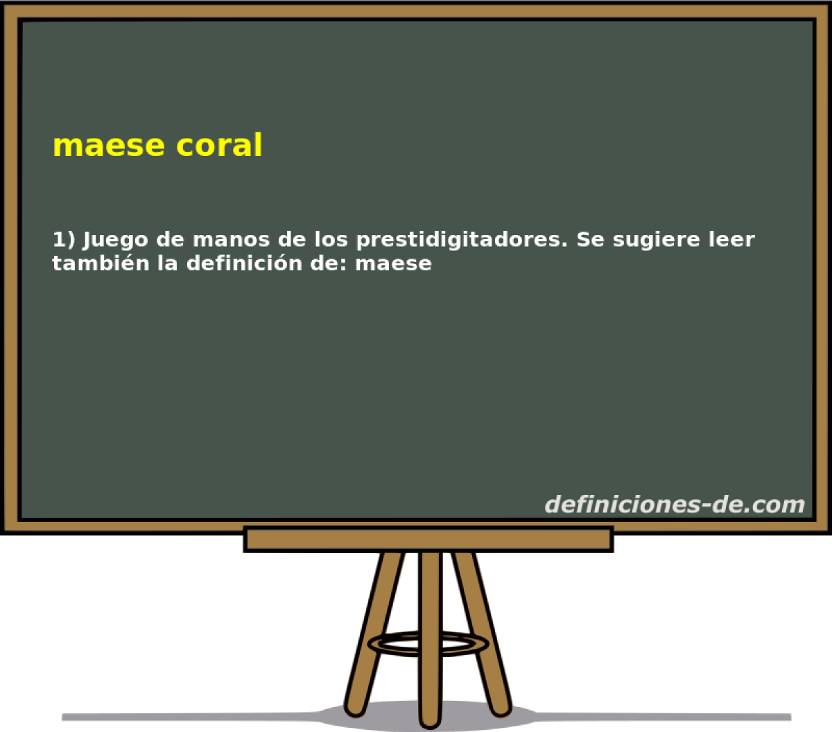 maese coral 