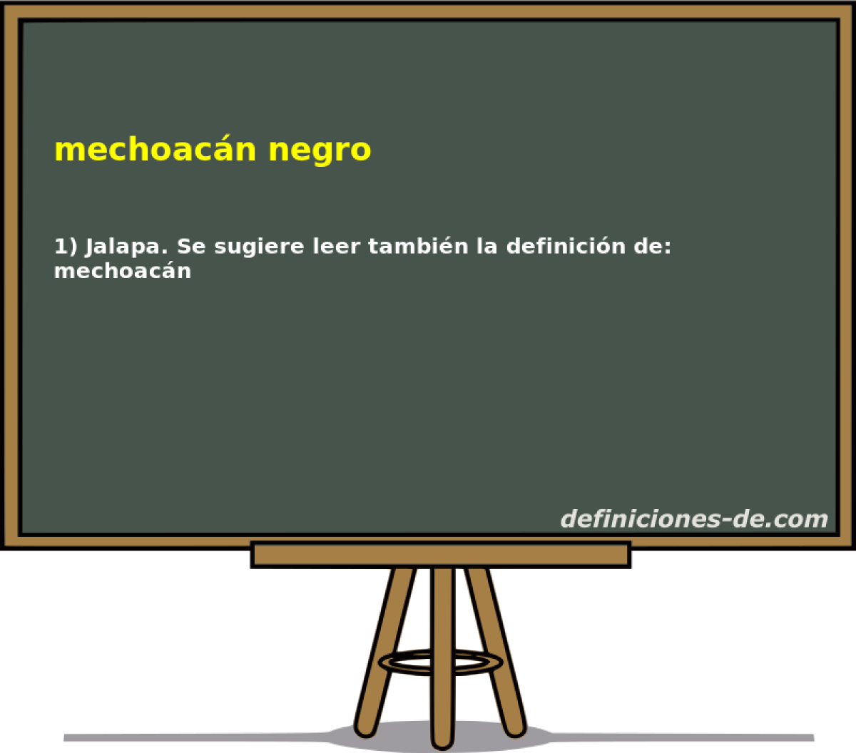 mechoacn negro 