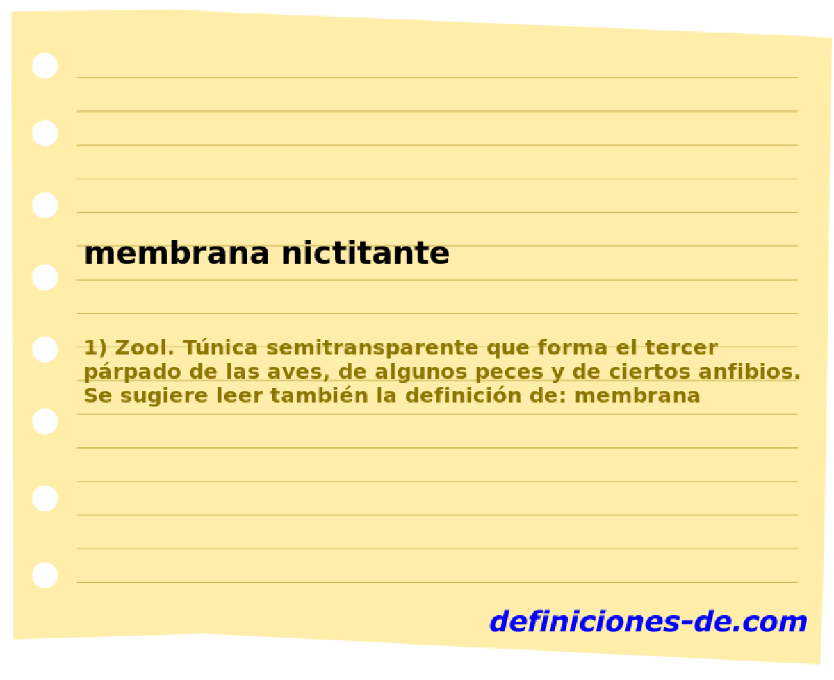 membrana nictitante 