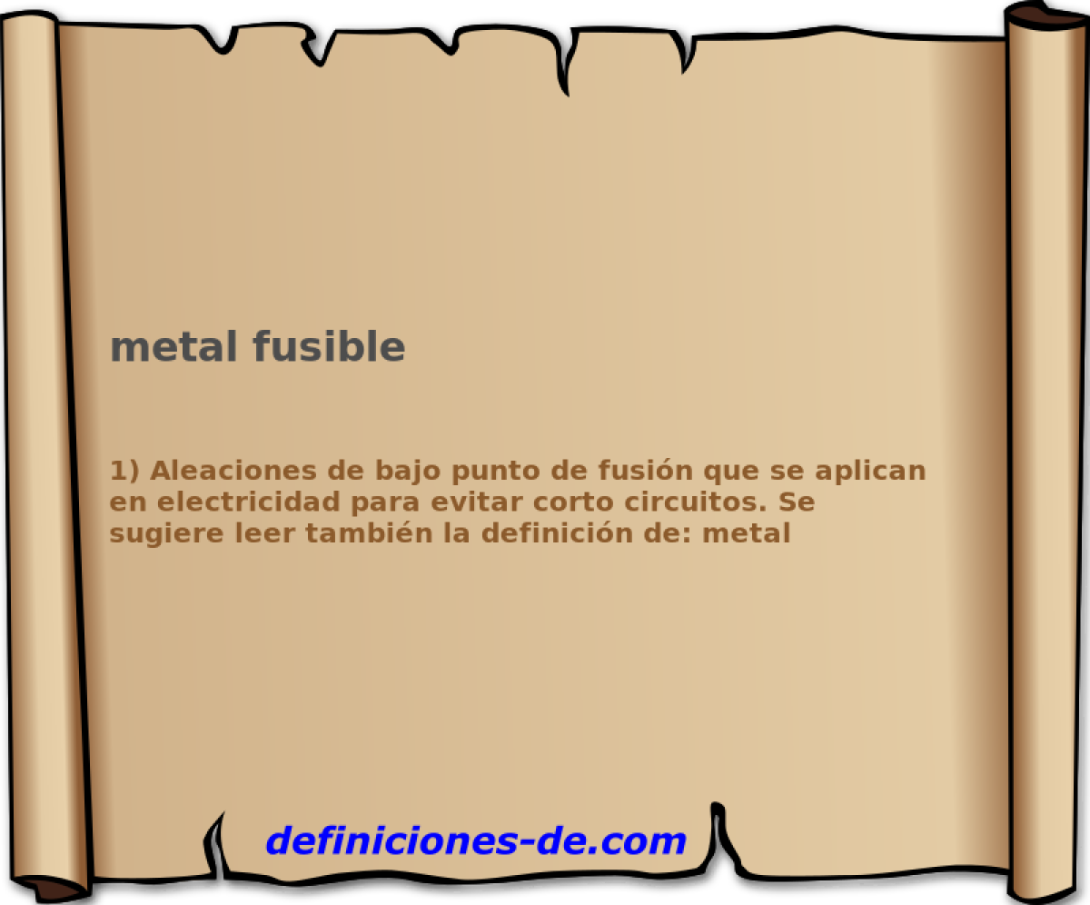 metal fusible 