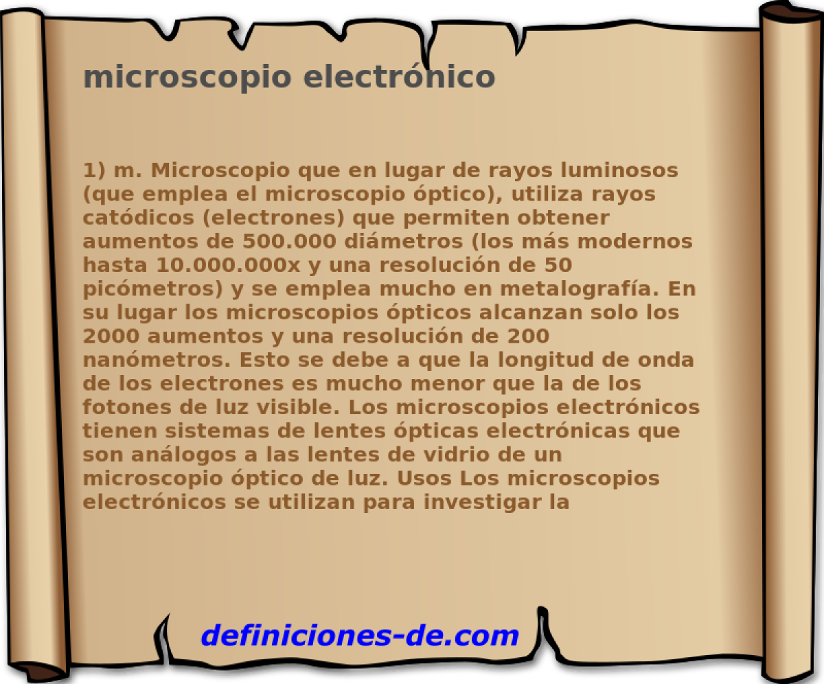 microscopio electrnico 