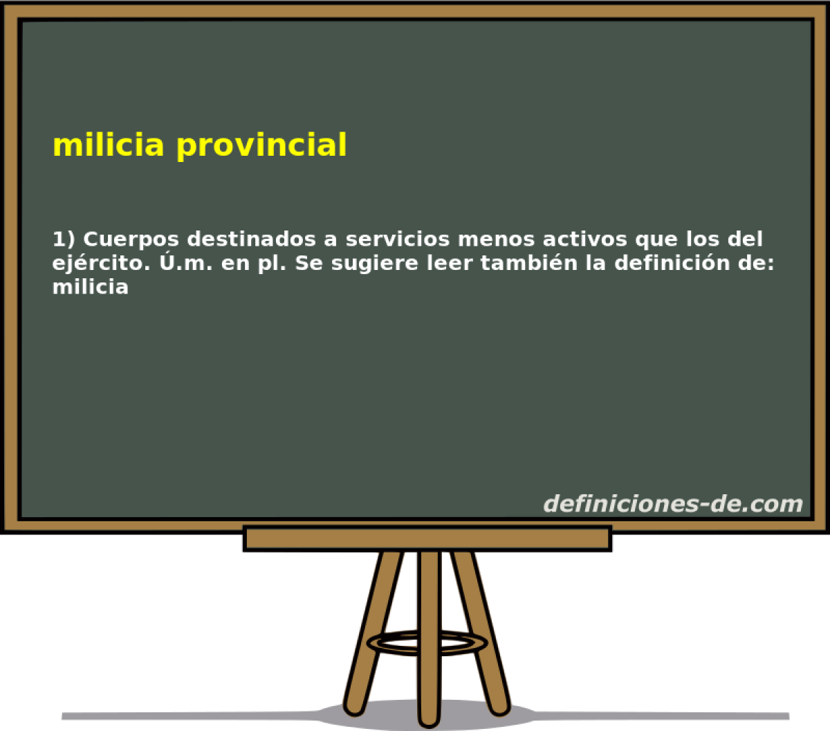 milicia provincial 