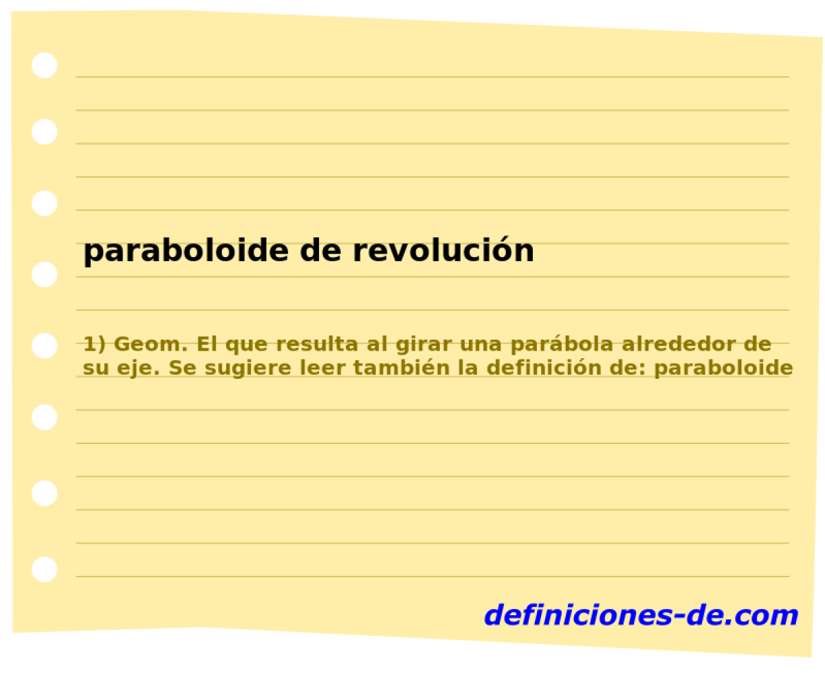 paraboloide de revolucin 