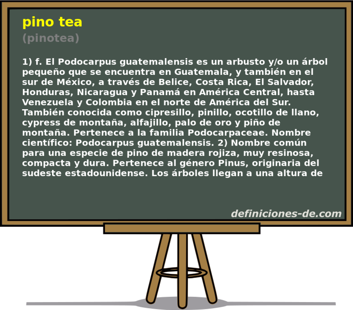 pino tea (pinotea)
