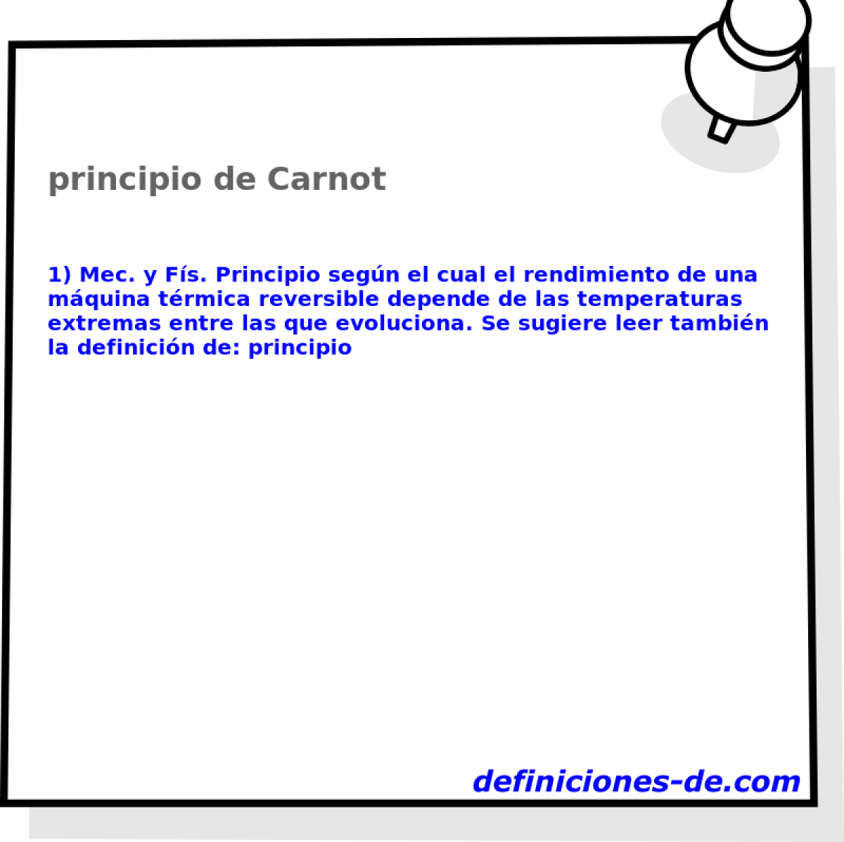 principio de Carnot 