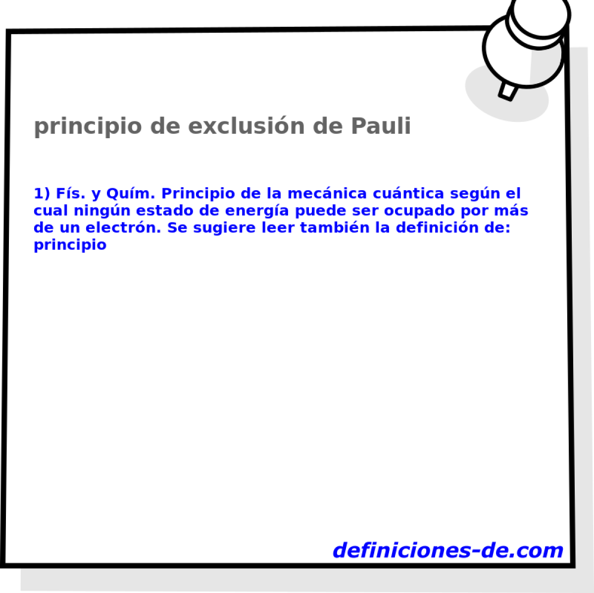 principio de exclusin de Pauli 