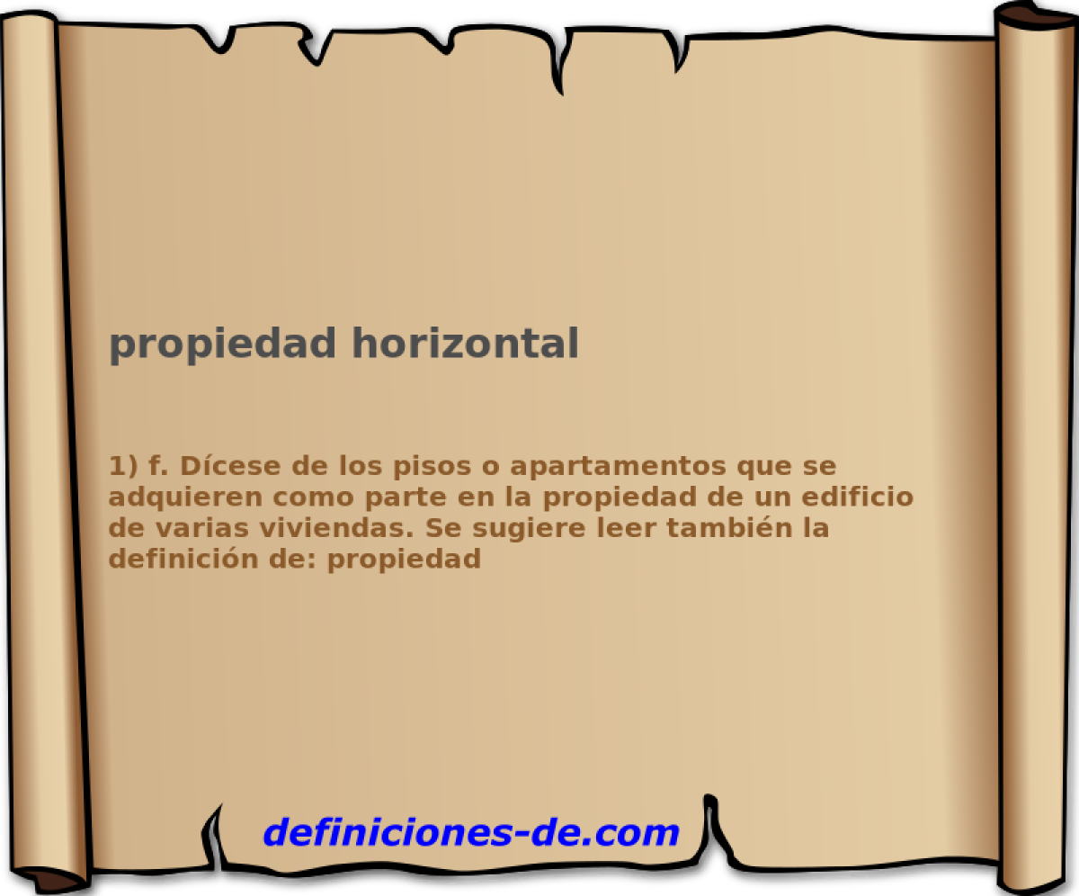 propiedad horizontal 