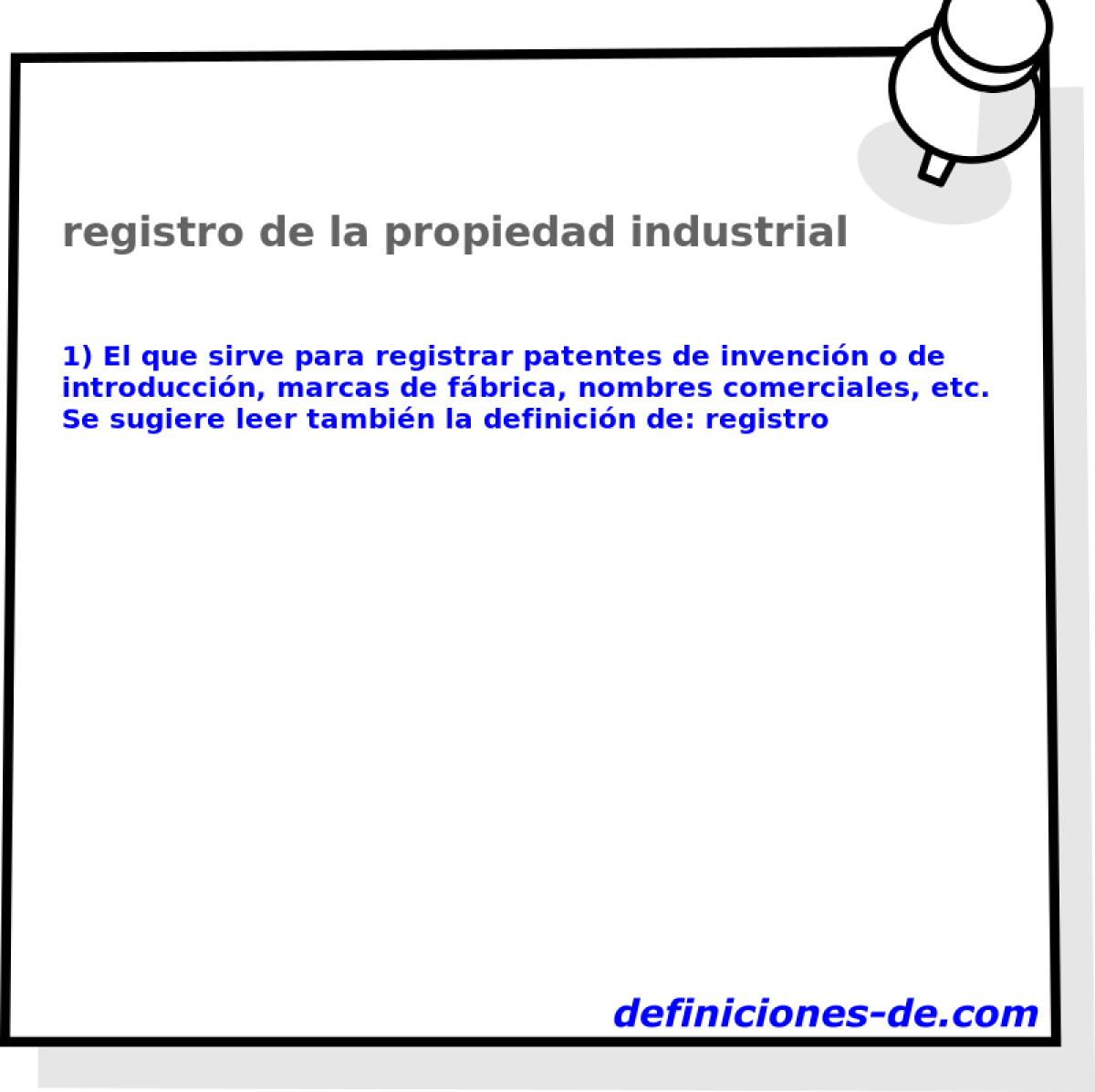 registro de la propiedad industrial 